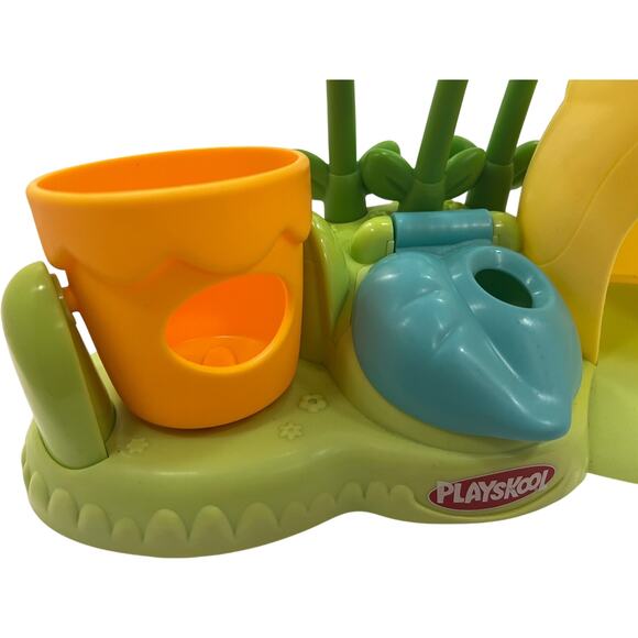 Colorful Playskool Busy Lil’ Jiggle Flower Garden Rare 2008 Toy Play Set - Picture 2 of 8